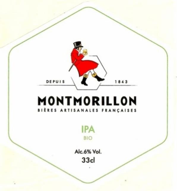 Montmorillon IPA 6.0%, Bières De Montmorillon, France