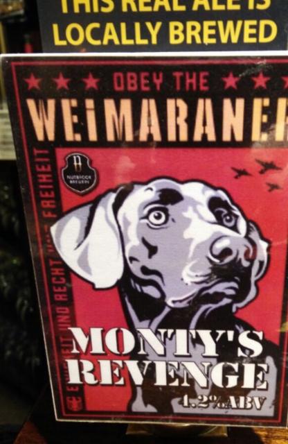 Monty's Revenge 4.2%, Nutbrook Brewery, England