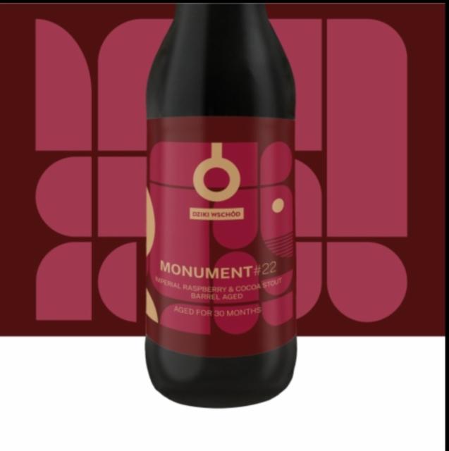 Monument #22: Imperial Raspberry & Cocoa Stout Barrel Aged 12.0%, Browar Dziki Wschód, Poland