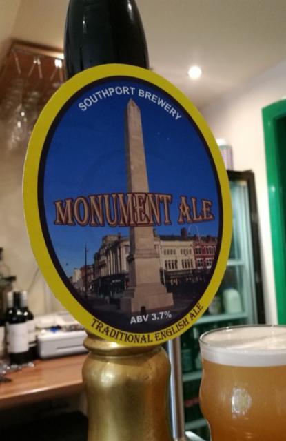 Monument Ale 3.7%, Southport Brewery, England