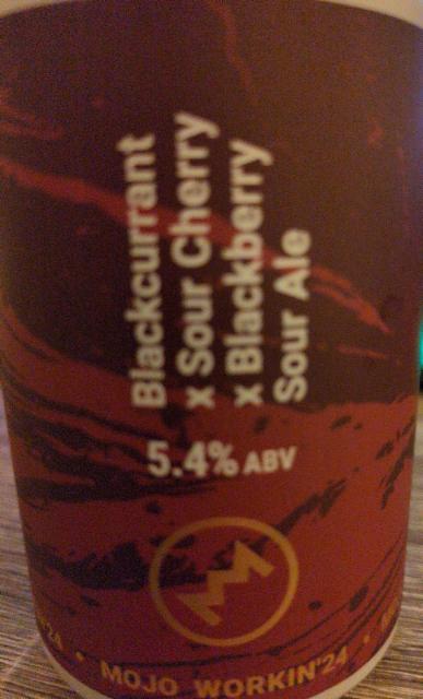 MONYO Blackcurrant x Sour Cherry x Blackberry Sour Ale 5.4%, MONYO Brewing Co, Hungary