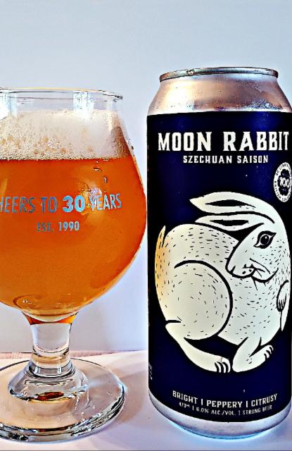 Moon Rabbit Szechuan Saison 6.0%, Strange Fellows Brewing, Canada