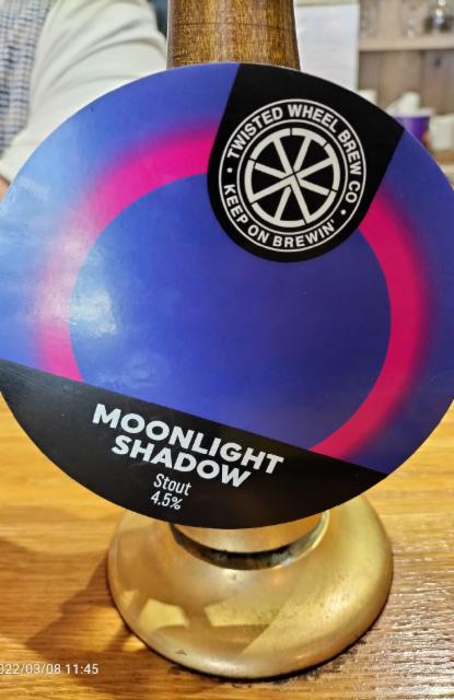 moonlight shadow 4.5%, Twisted Wheel Brew Co., England