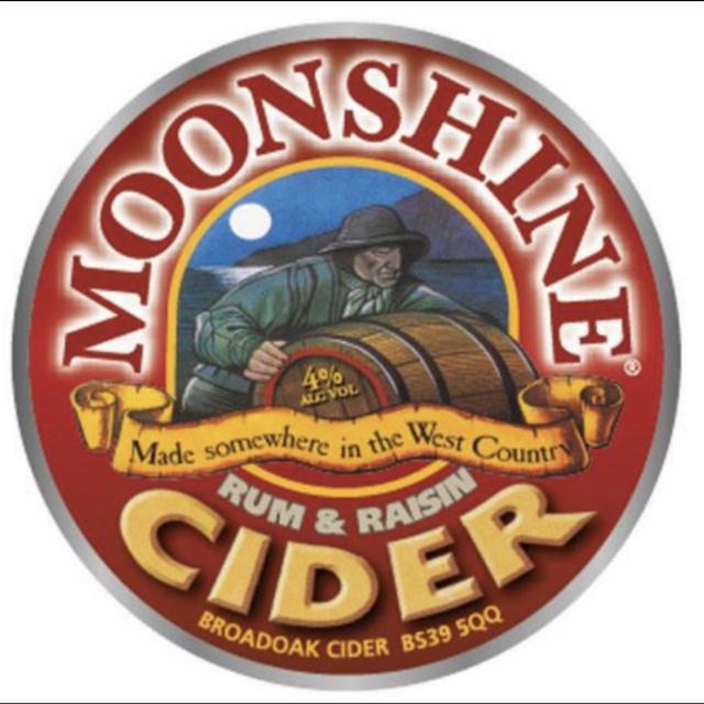 Moonshine - Rum & Raisin 4.0%, Broadoak Cider, England