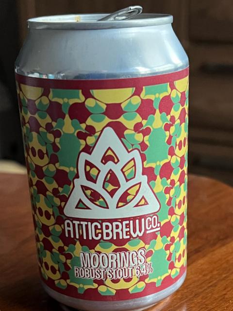 Moorings Robust Stout 6.4%, Attic Brew Co., England