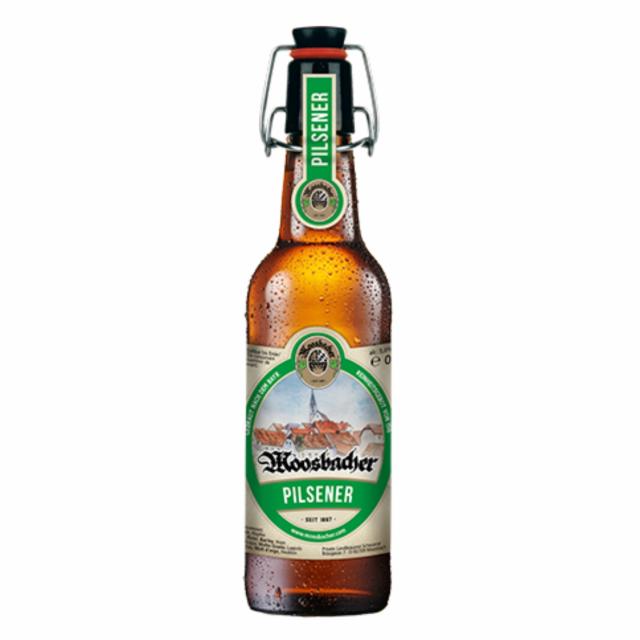 Moosbacher Pilsner 4.9%, Private Landbrauerei Scheuerer, Germany