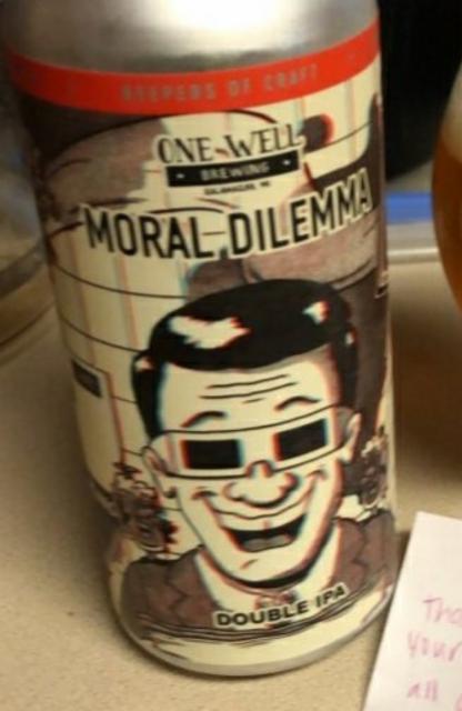 Moral Dilemma 8.9%, One Well Brewing, United States