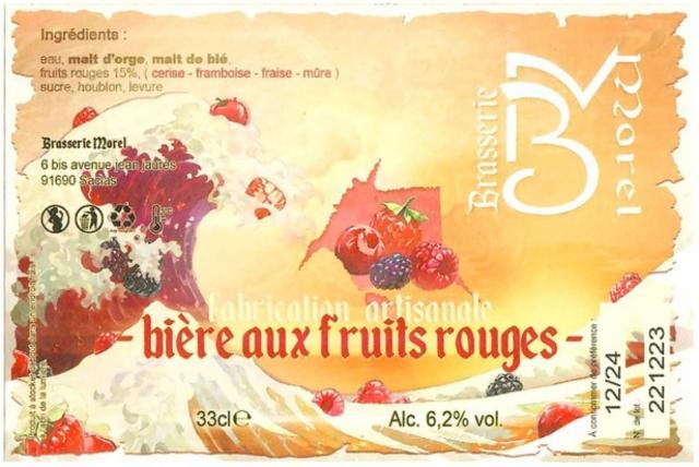 Morel Aux Fruits Rouges 6.2%, Brasserie Morel, France