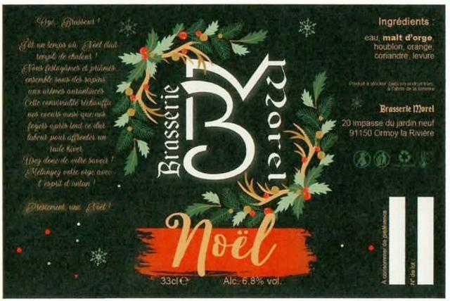 Morel De Noël 8.0%, Brasserie Morel, France