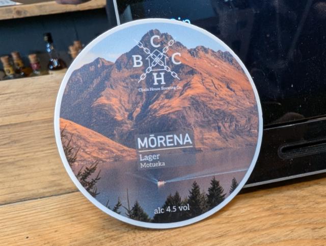 morena lager 4.5%, Chain House Brewing Company Limited, England