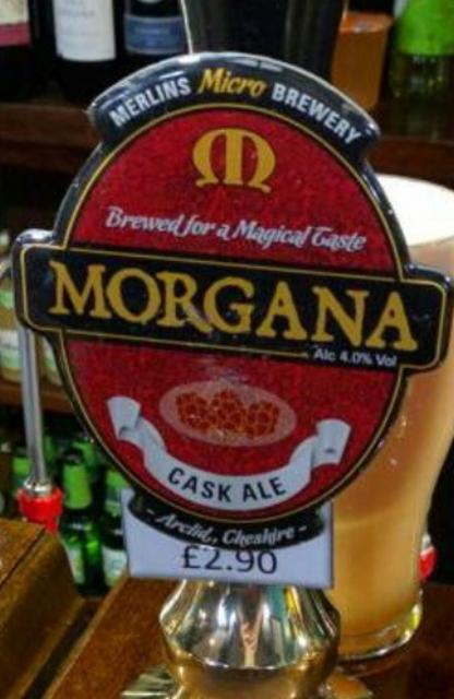 Morgana 4.0%, Merlin's Micro Brewery, England
