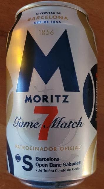 Moritz 7 Game Match 5.5%, Cervezas Moritz, Spain