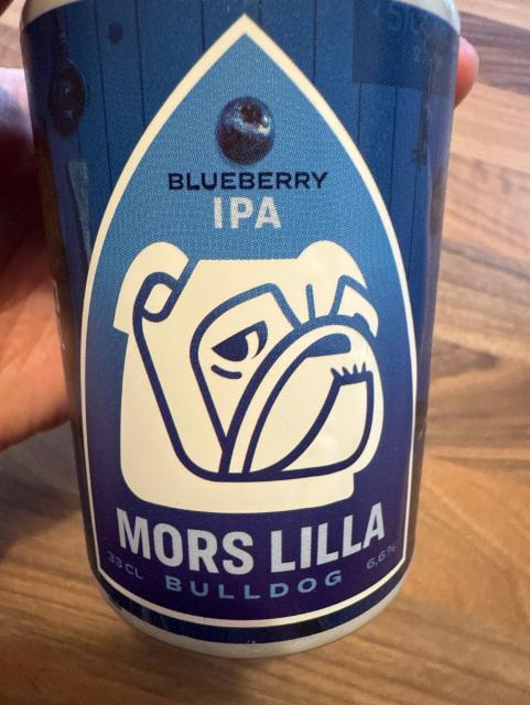 Mors Lilla Bulldog Blueberry IPA 6.6%, Gotlands Bryggeri (Spendrups), Sweden