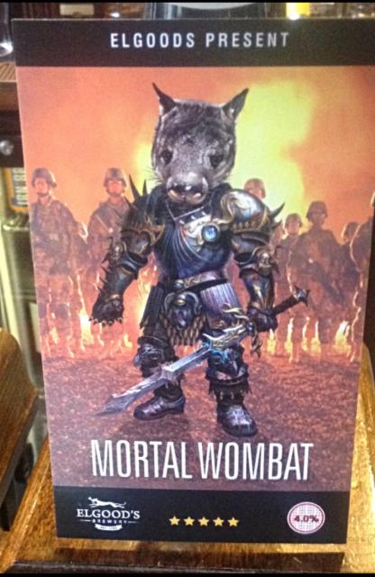 Mortal Wombat 4.0%, Elgood's Brewery, England