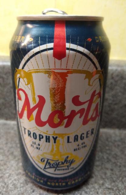 morts trophy lager 4.8%, Trophy Brewing Company, United States