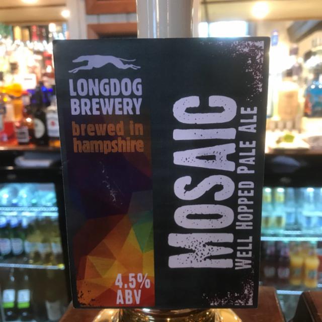 Mosaic 4.5%, Longdog Brewery, England