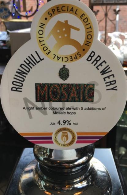 Mosaic 4.9%, Roundhill Brewery, England