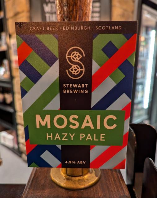 Stewart Mosaic 4.9%, Stewart Brewing, Scotland