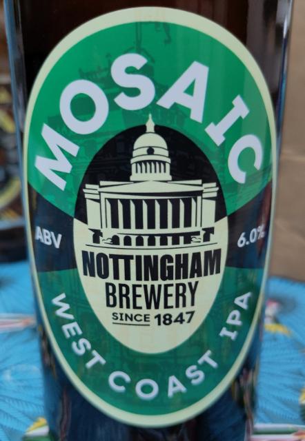 Mosaic 6.0%, Nottingham Brewery, England
