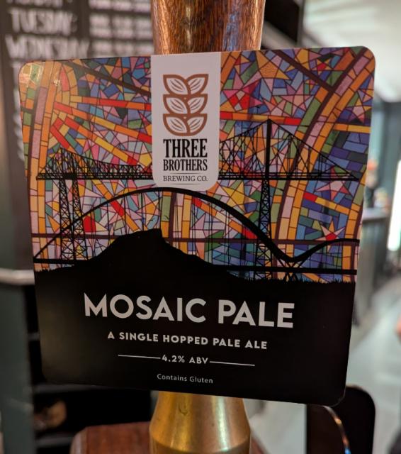 Mosaic 4.2%, Three Brothers Brewing Co, England