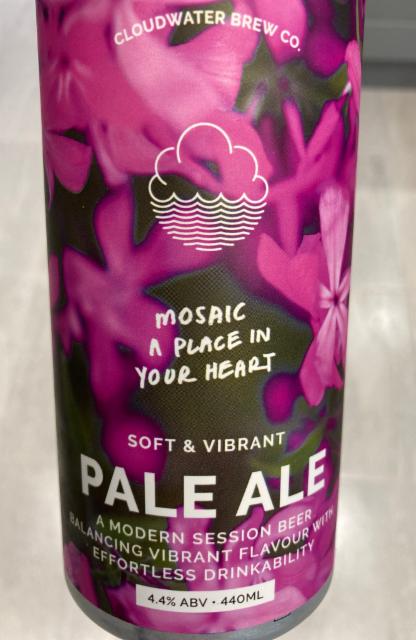 Mosaic A Place In Your Heart 4.4%, Cloudwater Brew Co., England