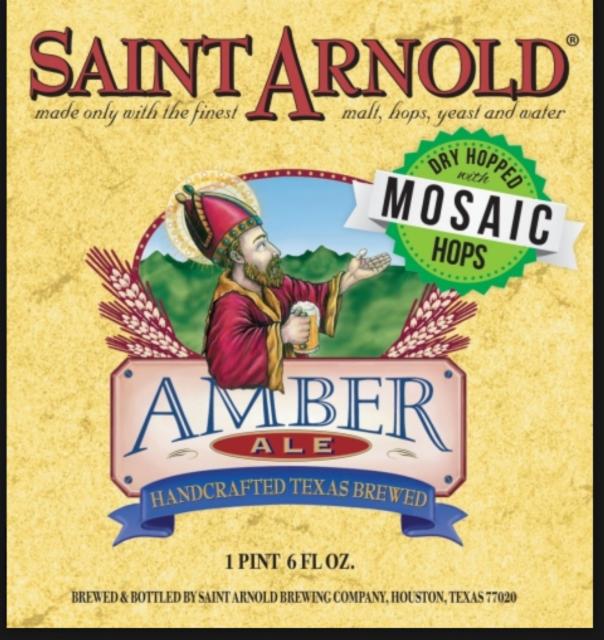 Mosaic Amber Ale 6.2%, Saint Arnold Brewing Company, United States