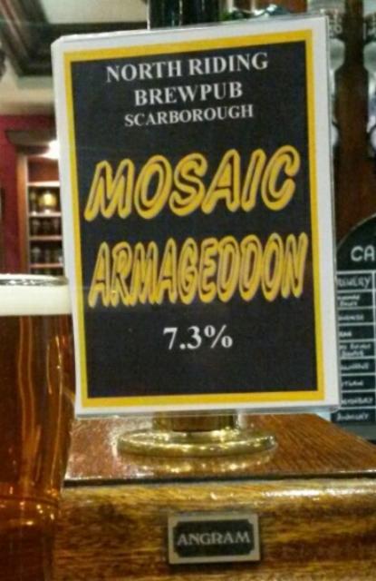 Mosaic Armageddon 7.3%, North Riding Brewery, England
