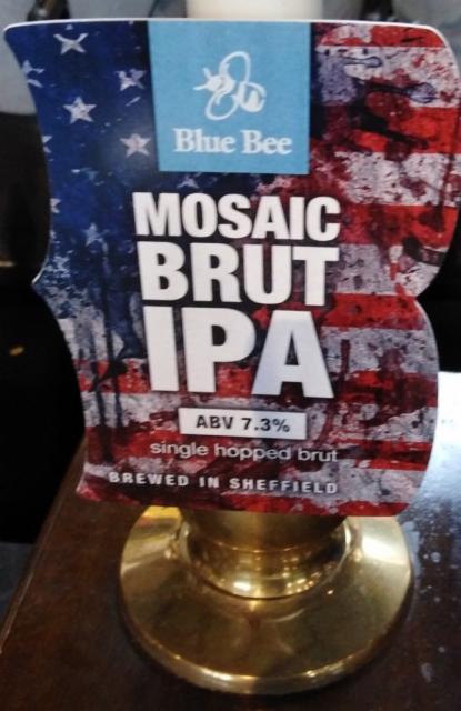 Mosaic Brut IPA 7.3%, Blue Bee Brewery, England
