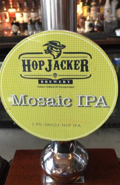 Mosaic IPA 5.9%, Hopjacker Brewery Ltd, England