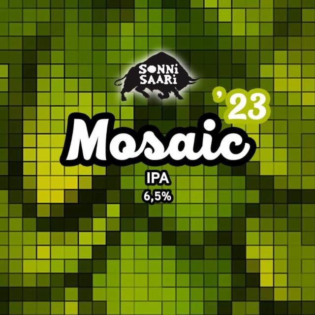 Mosaic IPA '23 6.5%, Sonnisaari Panimo, Finland