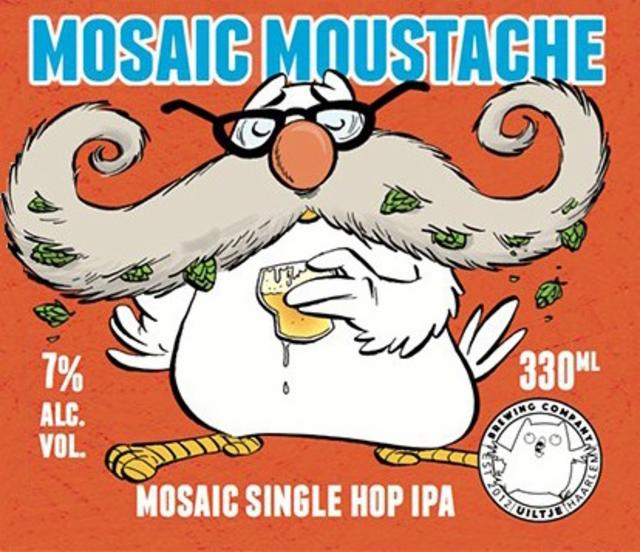 Mosaic Moustache 7.0%, Uiltje Brewing Co, Netherlands
