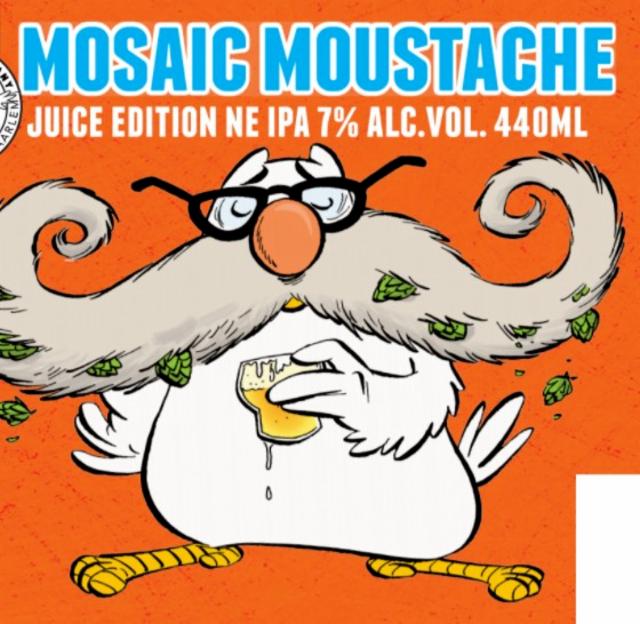 Mosaic Moustache NEIPA 7.0%, Uiltje Brewing Co, Netherlands