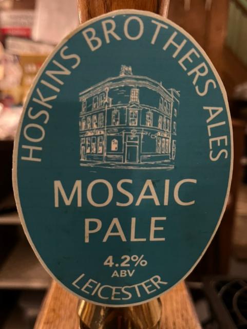 Mosaic Pale 4.2%, Hoskins Brothers Ales, United Kingdom