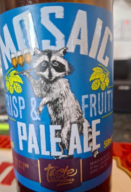 Mosaic Pale Ale 4.0%, Badger Brewery (Hall & Woodhouse), England