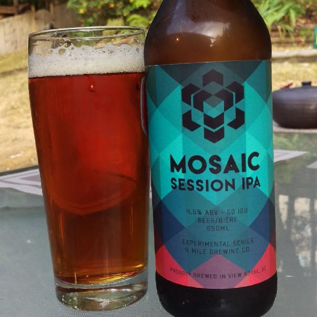 Mosaic Session IPA 4.5%, Four Mile Brewing Co, Canada