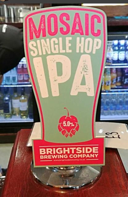 Mosaic Single Hop IPA 5.0%, Brightside Brewing, England