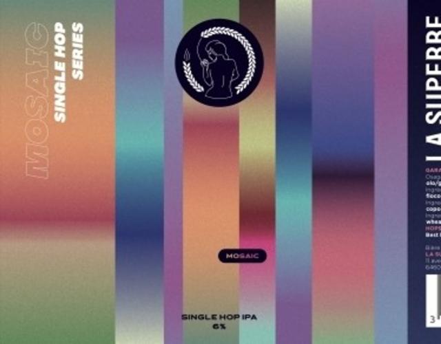 Mosaic Single Hop IPA 6.0%, La Superbe, France