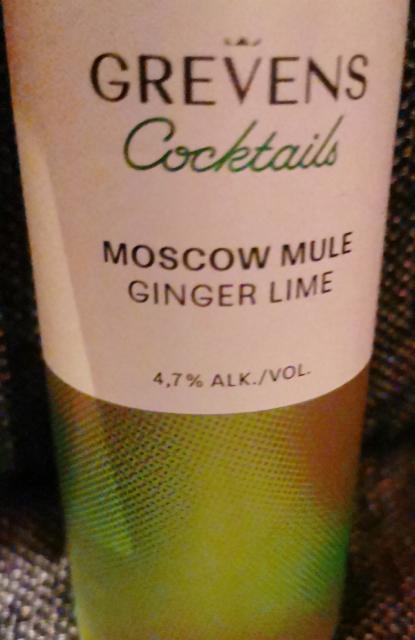 Moscow mule ginger lime 4.7%, Hansa Borg Bryggerier (Royal Unibrew), Norway