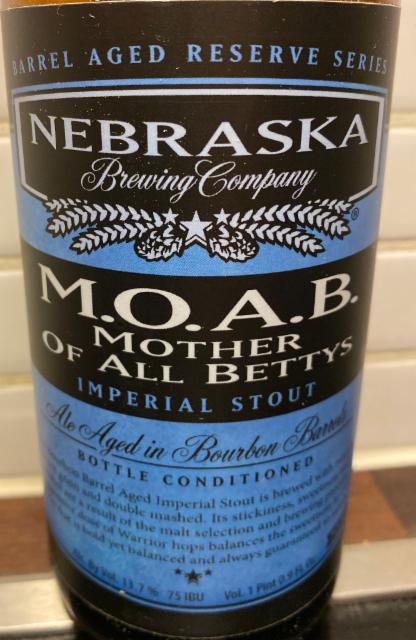 Mother of all Bettys Imperial Stout 13.7%, Nebraska Brewing Company, United States