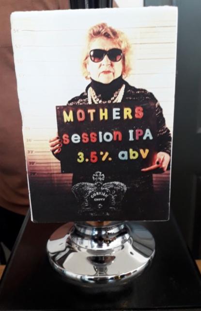 Mothers Session IPA 3.5%, Cornish Crown Brewery, England
