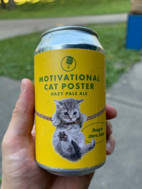 Motivational Cat Poster, Insight Brewing Company