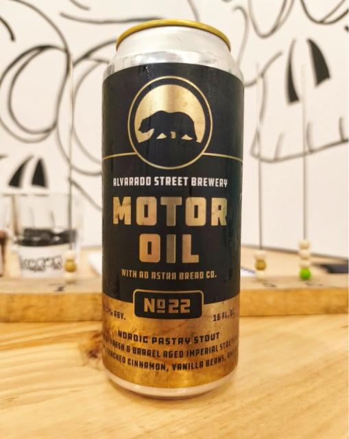 motor oil N°22 13.7%, Alvarado Street Brewery, United States