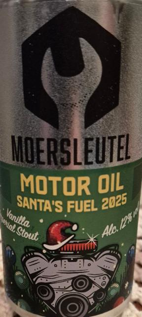 motor oil santa's fuel 2025 12.0%, Brouwerij De Moersleutel, Netherlands