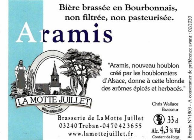 Motte Juillet Aramis, Brasserie De La Motte Juillet