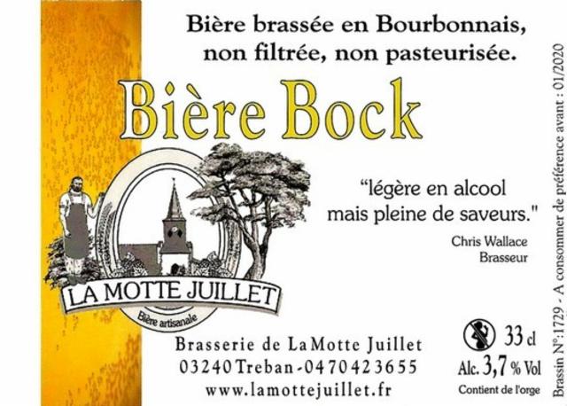 Motte Juillet Bock 3.7%, Brasserie De La Motte Juillet, France