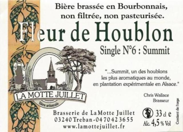 Motte Juillet Summit 5.0%, Brasserie De La Motte Juillet, France
