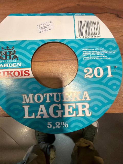 Motueka 5.2%, Hartwall (Royal Unibrew), Finland