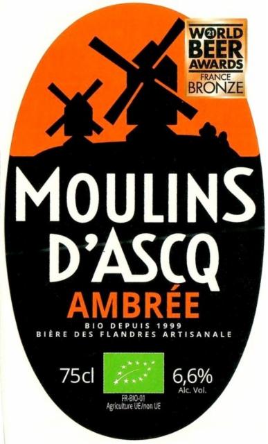 Moulins D'Ascq Ambrée 6.6%, Moulins D'Ascq, France