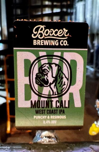 Mount Cali, Boxer Brewing Co.
