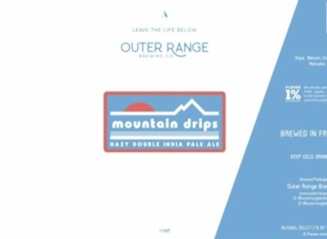 Mountain Drips 7.7%, Outer Range Brewing Co. (France), France